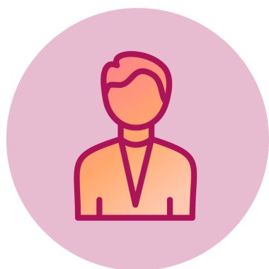 man simgesi vektör illüstrasyonu