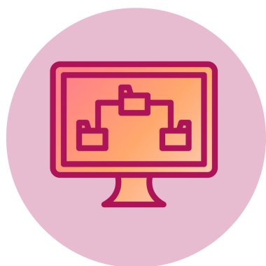 Kontrol simgesi, vektör illüstrasyonu