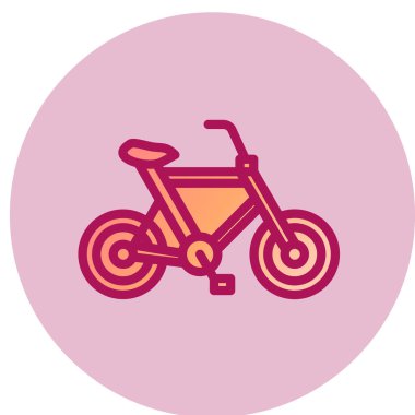 bisiklet ikonu vektör illüstrasyonu