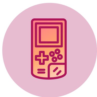 gamepad, play, game, vektör düz renk simgesi