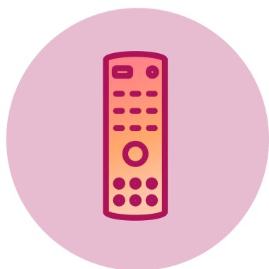 Uzaktan kumanda simgesi. vektör illüstrasyonu