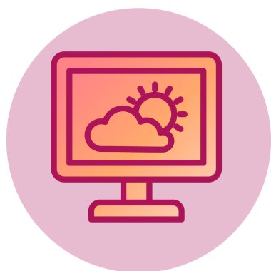 hava simgesi vektör illüstrasyonu