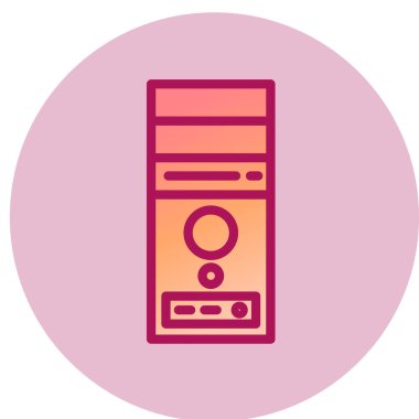 CPU kutsal kişilerin resmi, vektör çizim