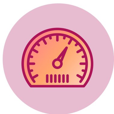 Hız göstergesi simgesi. vektör illüstrasyonu