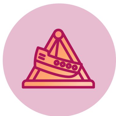 Eğlence simgesi, vektör illüstrasyonu