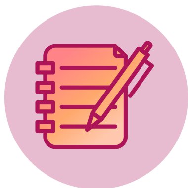 Rapor simgesi, vektör illüstrasyonu 