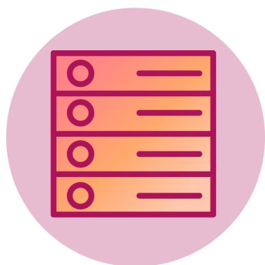 Büyük veri simgesi, vektör çizim 