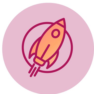 başlangıç simgesi, vektör illüstrasyonu 