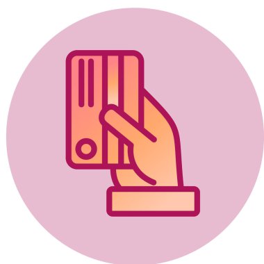 ödeme yöntemi kutsal kişilerin resmi, vektör çizim 