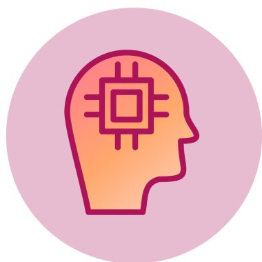 Gelecekçi simge, vektör illüstrasyonu 