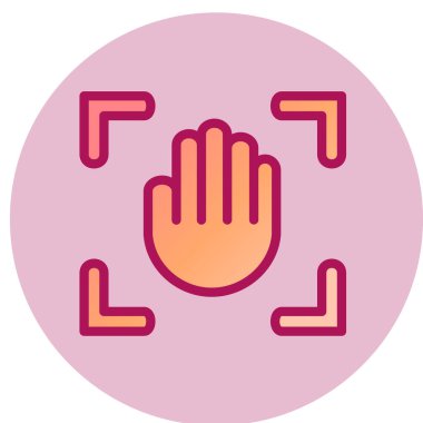 Erişim simgesi, vektör illüstrasyonu 