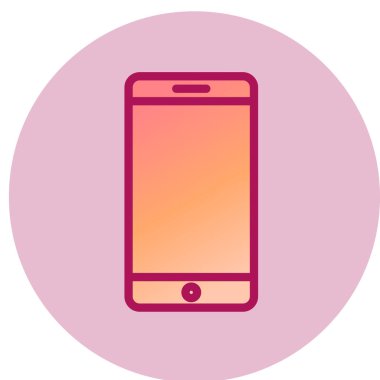 telefon simgesi, vektör illüstrasyonu 