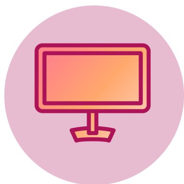 izleyici simgesi, vektör illüstrasyonu 