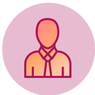 Çalışan simgesi, vektör illüstrasyonu 