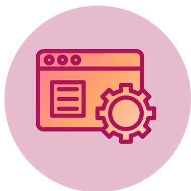 pencere simgesi, vektör illüstrasyonu 