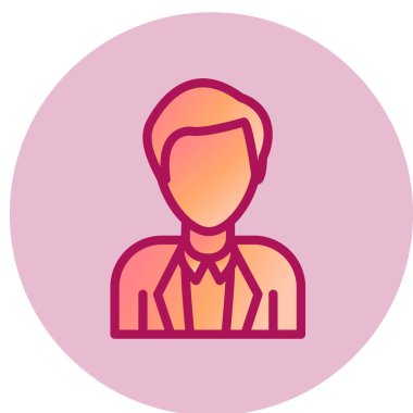 Yönetici simgesi, vektör illüstrasyonu 