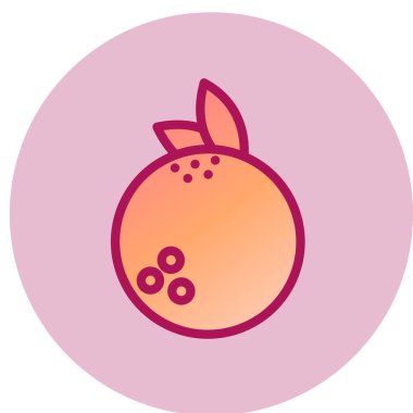 hindistan cevizi simgesi, vektör illüstrasyon