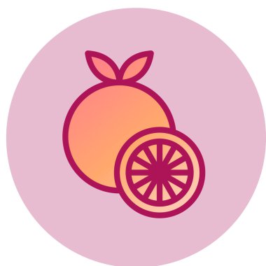 Greyfurt simgesi, vektör illüstrasyonu