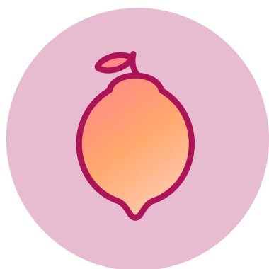 taze meyve vektörü simgesi