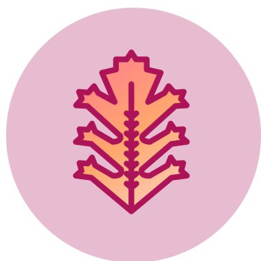 Ağaç simgesinin vektör illüstrasyonu