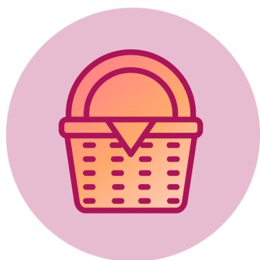 Sepet Simgesi vektör illüstrasyonu