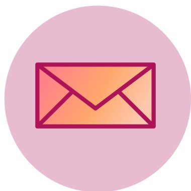 zarf simgesi vektör illüstrasyonu