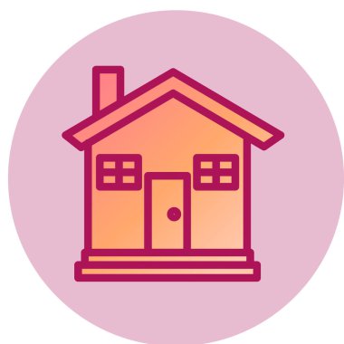 ev simgesi vektör illüstrasyonu