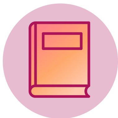 kitap simgesi vektör illüstrasyonu