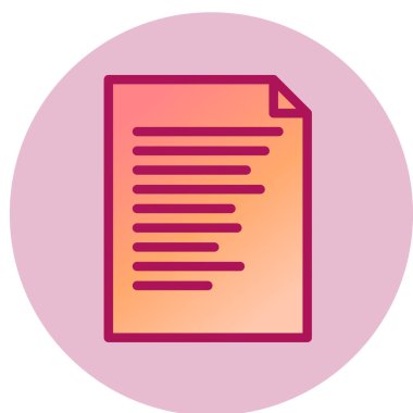 Belge, dosya ve panonun vektör simgesi. düz tasarım biçimi