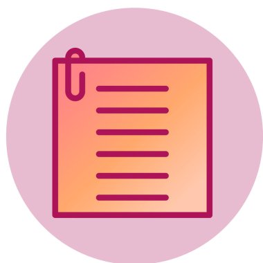 kağıt sayfa düz simgesi