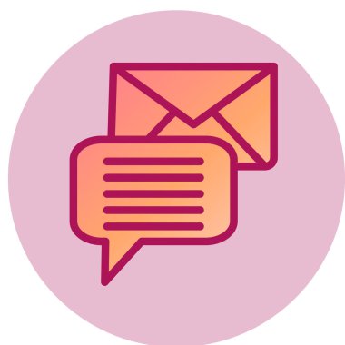 ileti vektör illüstrasyonu