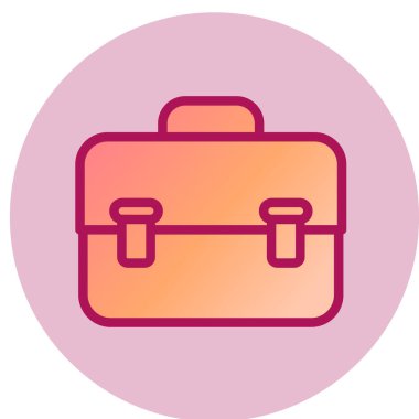 evrak çantası ikonu vektör illüstrasyonu