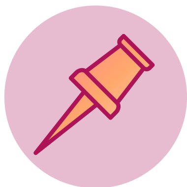 PIN simgesi. vektör çizim