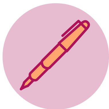 kalem simgesi vektör illüstrasyonu