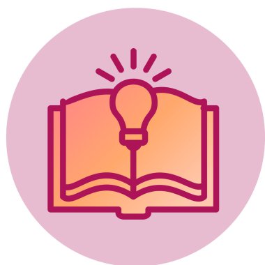 kitap simgesi vektör illüstrasyonu