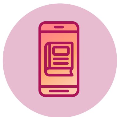 cep telefonu simgesi. vektör illüstrasyonu