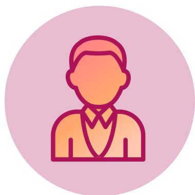 man simgesi vektör illüstrasyonu