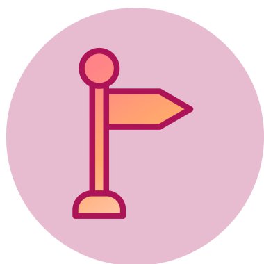 Web için modern ve ofis sembolünün vektör illüstrasyonu