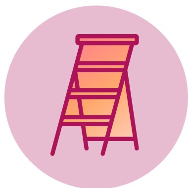 merdiven simgesi. vektör illüstrasyon