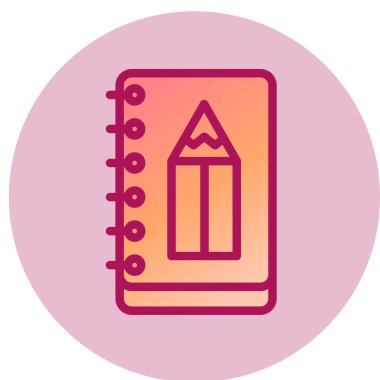 kalem simgesi vektör illüstrasyonu