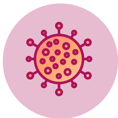 Virüs ikonu vektör illüstrasyonu