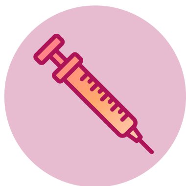 Şırınga ikonu vektör çizimi