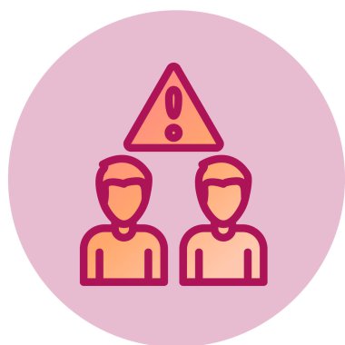 İnsan simgesinin vektör illüstrasyonu