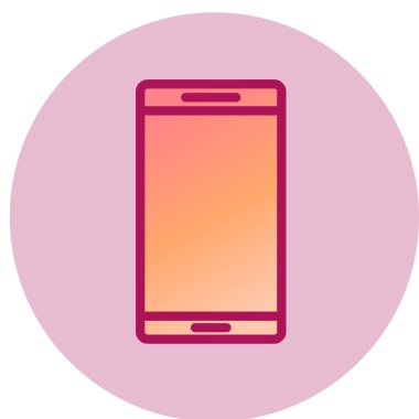 cep telefonu simgesi. düz dizayn biçimi 10