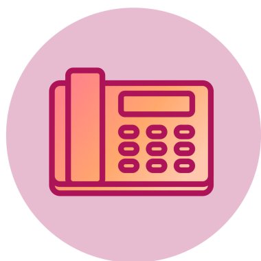 Modern b 'nin vektör illüstrasyonu telefon simgesinden yoksun