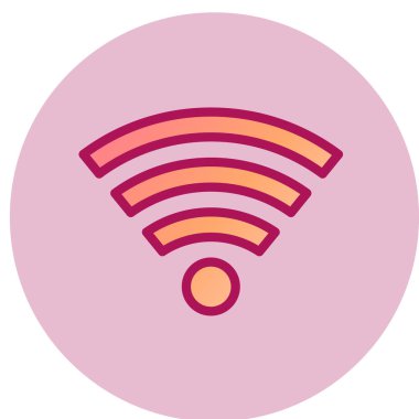 wifi simgesi vektör illüstrasyonu