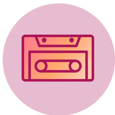 kaset teyp vektör simgesi