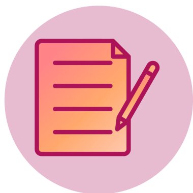 not defteri simgesi izole edilmiş vektör illüstrasyon tasarımı