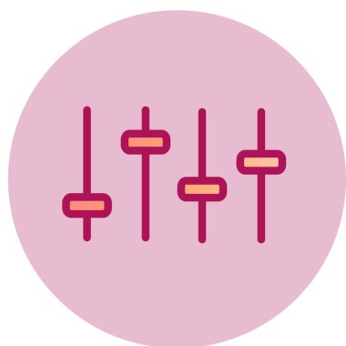 eşitleyici simge vektör illüstrasyonu