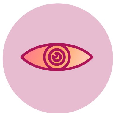 Göz simgesi vektör illüstrasyonu